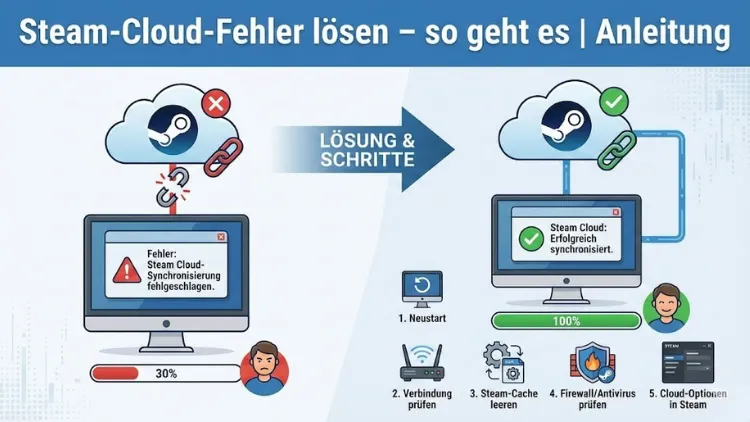 Steam-Cloud-Fehler lösen – so geht es | Anleitung