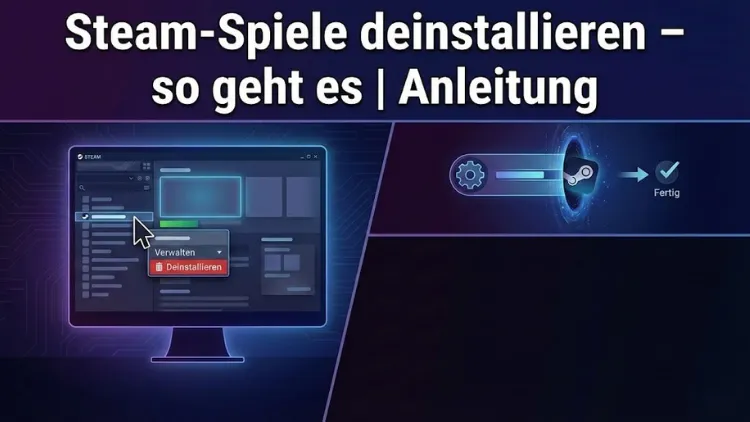 Steam-Spiele deinstallieren – so geht es | Anleitung