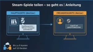 Steam-Spiele teilen – so geht es | Anleitung