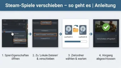 Steam-Spiele verschieben – so geht es | Anleitung