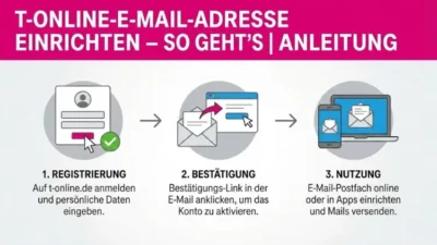 T-Online-E-Mail-Adresse einrichten – so geht es | Anleitung