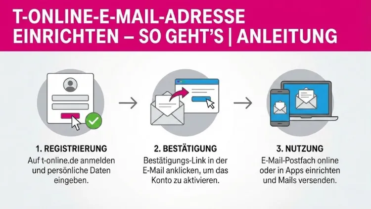 T-Online-E-Mail-Adresse einrichten – so geht es | Anleitung