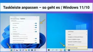 Taskleiste anpassen – so geht es | Windows 11/10