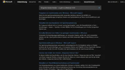Temporäre Dateien löschen – so geht es | Windows 11/10