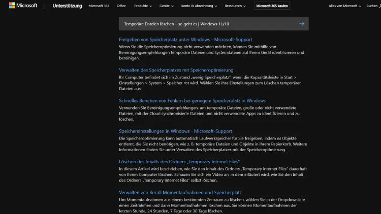 Temporäre Dateien löschen – so geht es | Windows 11/10