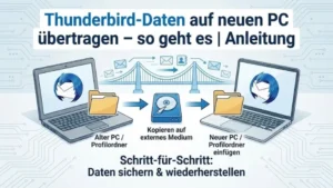 Thunderbird-Daten auf neuen PC übertragen – so geht es | Anleitung