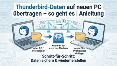 Thunderbird-Daten auf neuen PC übertragen – so geht es | Anleitung