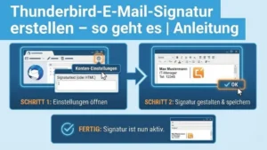 Thunderbird-E-Mail-Signatur erstellen – so geht es | Anleitung