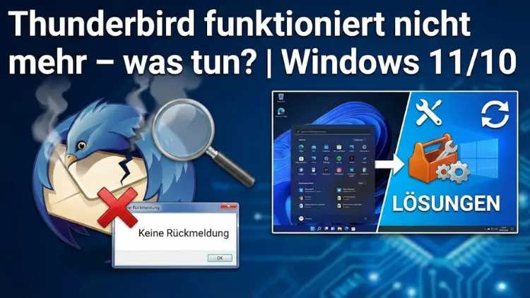 Thunderbird funktioniert nicht mehr – was tun? | Windows 11/10