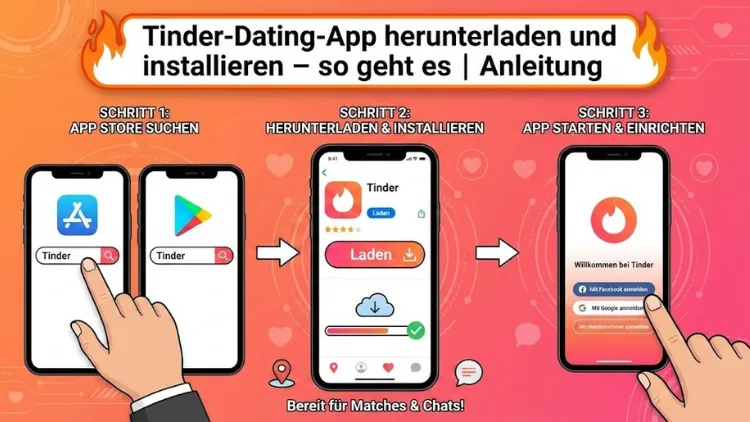 Tinder-Dating-App herunterladen und installieren – so geht es | Anleitung