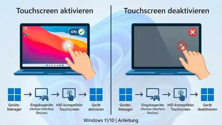 Touchscreen aktivieren und deaktivieren – so geht es | Windows 11/10