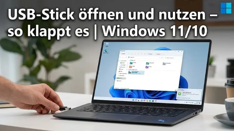 USB-Stick öffnen und nutzen – so klappt es | Windows 11/10