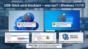 USB-Stick wird blockiert – was tun? | Windows 11/10