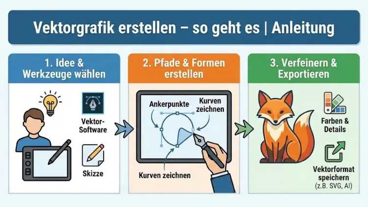 Vektorgrafik erstellen – so geht es | Anleitung