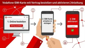 Vodafone-SIM-Karte mit Vertrag bestellen und aktivieren | Anleitung