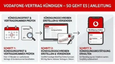 Vodafone-Vertrag kündigen – so geht es | Anleitung