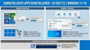 Vorinstallierte Apps deinstallieren – so geht es | Windows 11/10