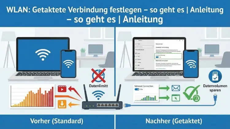 WLAN: Getaktete Verbindung festlegen – so geht es | Anleitung