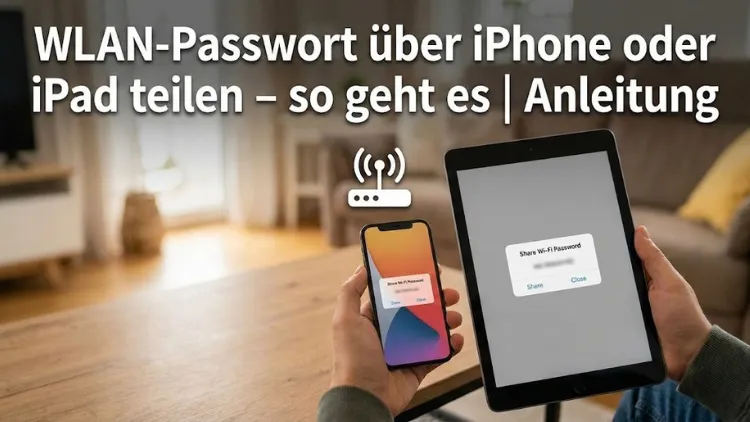 WLAN-Passwort über iPhone oder iPad teilen – so geht es | Anleitung