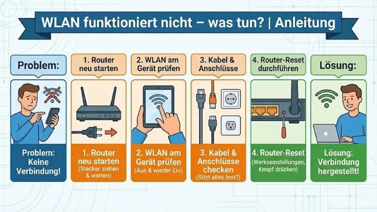 WLAN funktioniert nicht – was tun? | Anleitung