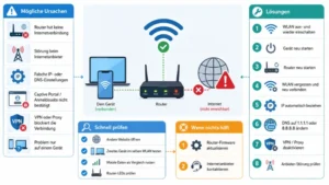 WLAN verbunden, aber kein Internet – Ursachen & Lösungen