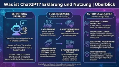 Was ist ChatGPT? Erklärung und Nutzung | Überblick