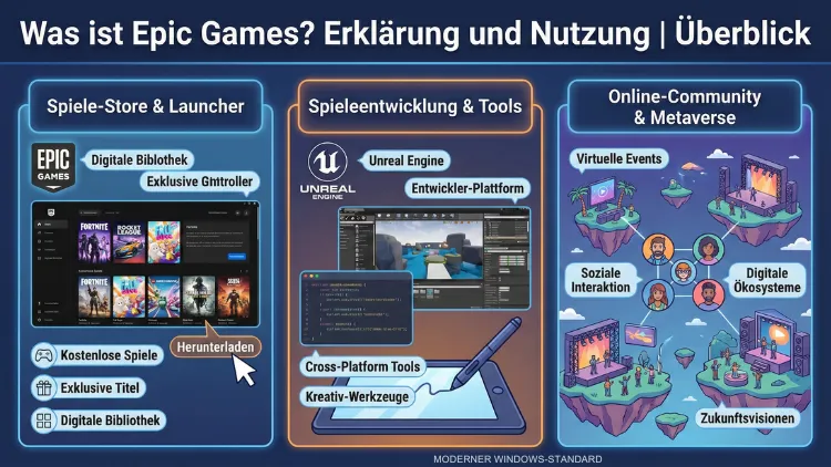 Was ist Epic Games? Erklärung und Nutzung | Überblick