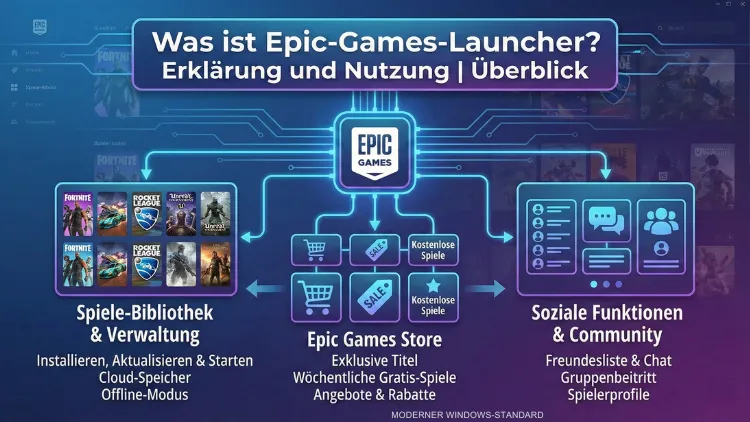 Was ist Epic-Games-Launcher? Erklärung und Nutzung | Überblick