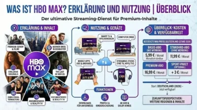 Was ist HBO Max? Erklärung und Nutzung | Überblick