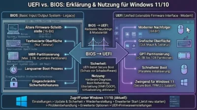 Was ist UEFI/BIOS? Erklärung und Nutzung | Windows 11/10