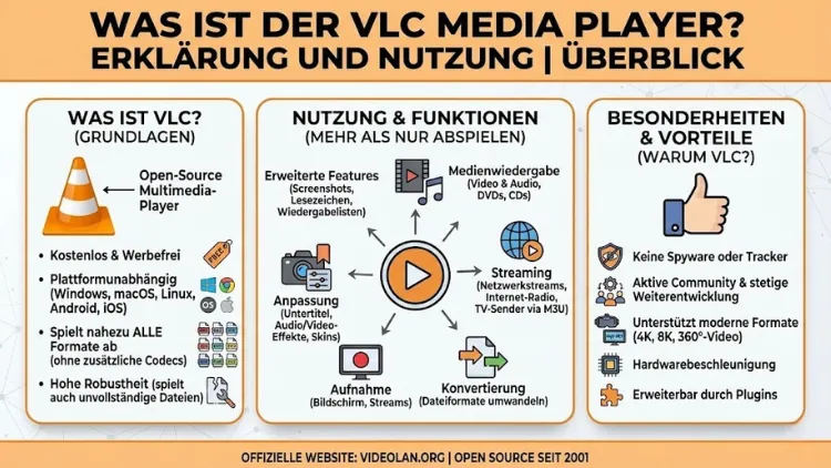 Was ist der VLC Media Player? Erklärung und Nutzung | Überblick