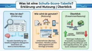 Was ist eine Schufa-Score-Tabelle? Erklärung und Nutzung | Überblick