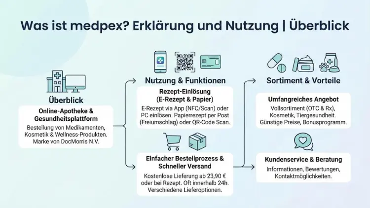 Was ist medpex? Erklärung und Nutzung | Überblick
