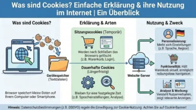 Was sind Cookies? Erklärung und Nutzung | Überblick