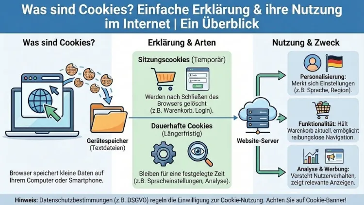 Was sind Cookies? Erklärung und Nutzung | Überblick