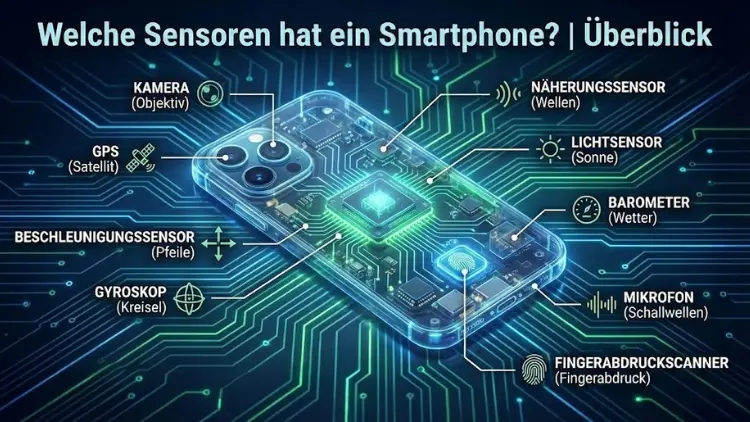 Welche Sensoren hat ein Smartphone? | Überblick