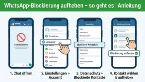WhatsApp-Blockierung aufheben – so geht es | Anleitung