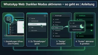 WhatsApp Web: Dunklen Modus aktivieren – so geht es | Anleitung