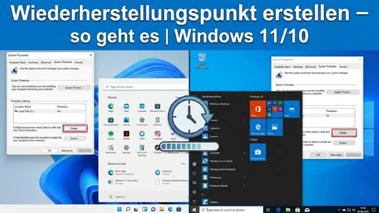 Wiederherstellungspunkt erstellen – so geht es | Windows 11/10