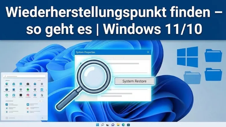 Wiederherstellungspunkt finden – so geht es | Windows 11/10
