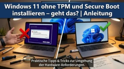 Windows 11 ohne TPM und Secure Boot installieren – geht das? | Anleitung
