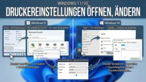 Windows 11/10: Druckereinstellungen öffnen, ändern – so geht’s