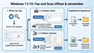 Windows 11/10: Fax und Scan öffnen, verwenden – so geht’s