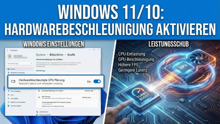 Windows 11/10: Hardwarebeschleunigung aktivieren | Anleitung