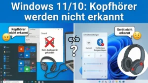 Windows 11/10: Kopfhörer werden nicht erkannt | Lösung