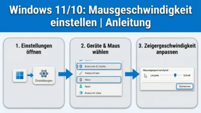 Windows 11/10: Mausgeschwindigkeit einstellen | Anleitung
