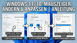 Windows 11/10: Mauszeiger ändern, anpassen | Anleitung