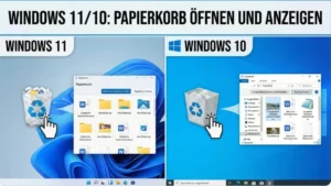 Windows 11/10: Papierkorb öffnen und anzeigen – so geht’s