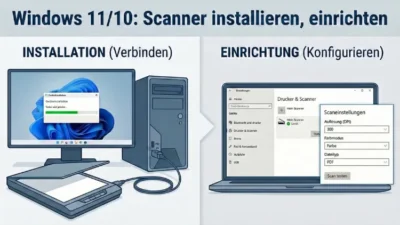 Windows 11/10: Scanner installieren, einrichten | Anleitung