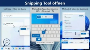 Windows 11/10: Snipping Tool öffnen – so geht’s